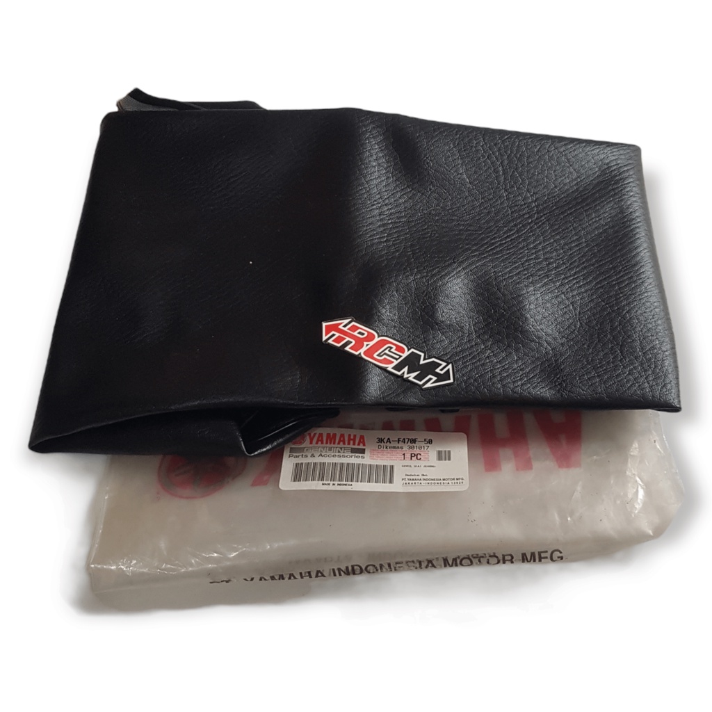 3KA-F470F-50 SARUNG COVER SEAT KULIT JOK SADEL RXK RX-K RX K RXKING RX KING RX-KING NEW BARU MOTIF POLOS POLOSAN ORI ORIGINAL YAMAHA YGP ASLI