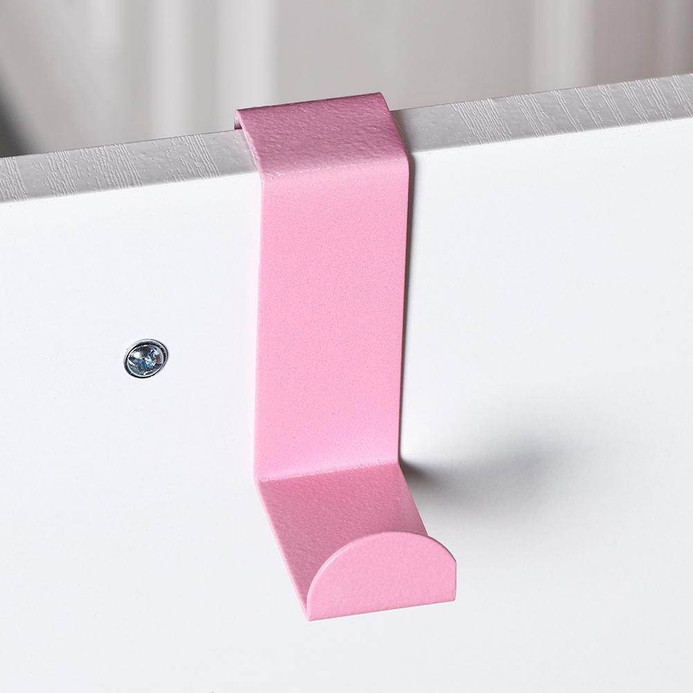 Solighter 2PCS Over The Door Hooks Organisasi Bentuk Z Holder Dapur Gantungan Baju