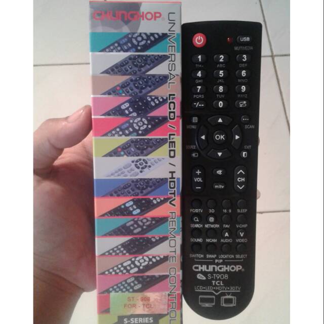 REMOTE REMOT TV TCL LED LCD MULTI UNIVERSAL