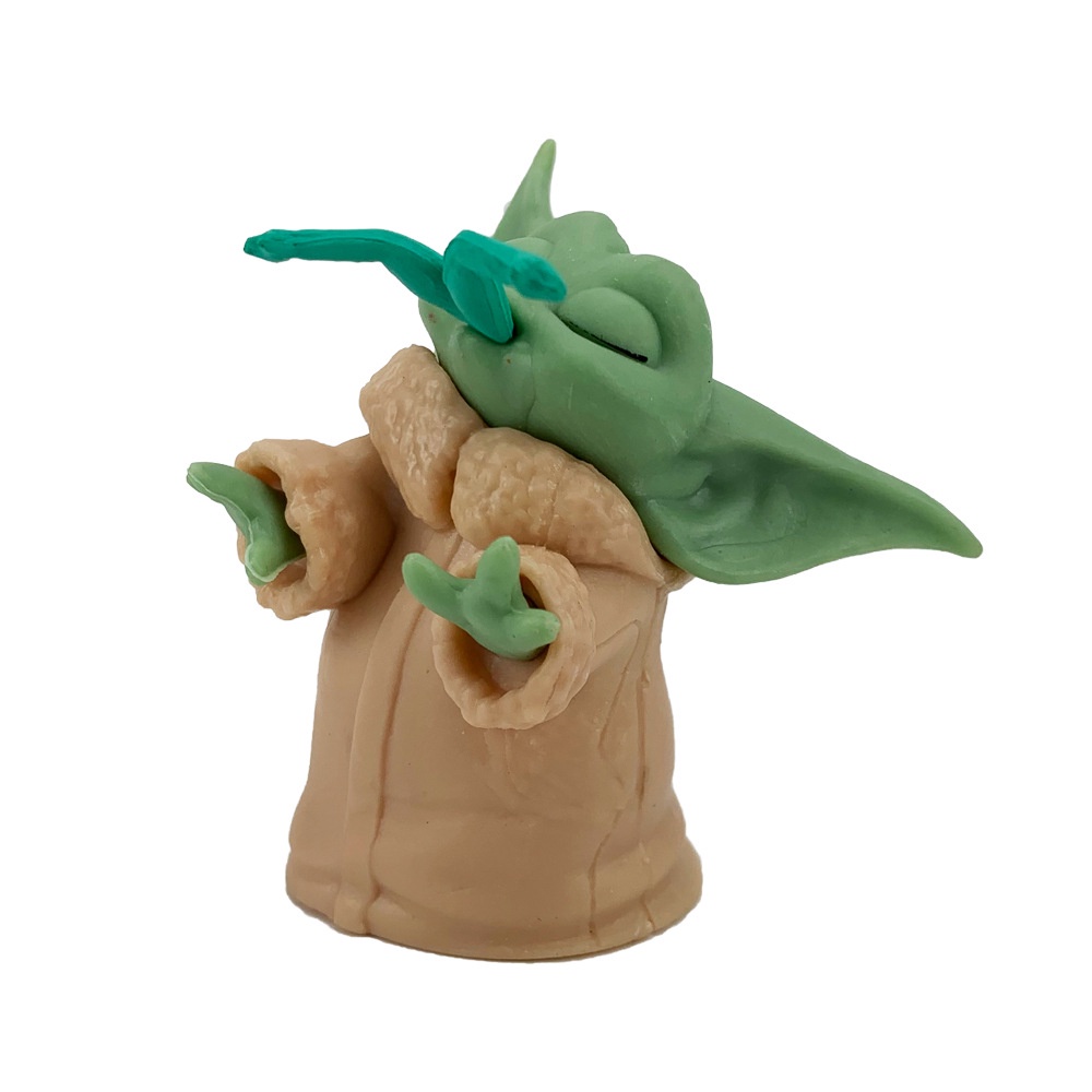 6pcs / set Mainan Action Figure Baby Yoda Grogu Mandalorian 4-7cm Untuk Hadiah Ulang Tahun Anak