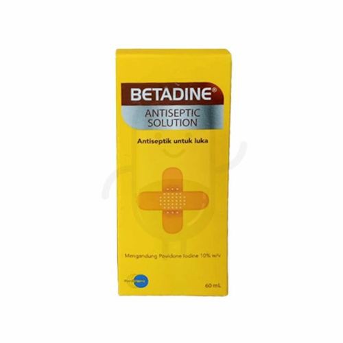 Betadine 60 ml - Antiseptik untuk Luka Lecet, Luka Jatuh, Luka Gores