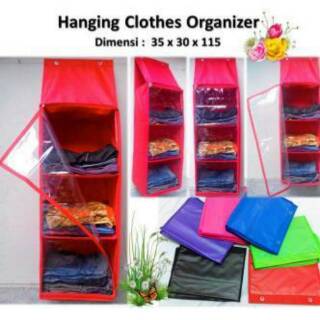  Lemari  Baju  Gantung  Murah Hanging Clothes Organizer 