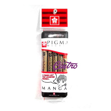 

Sakura Micron PM-5 Manga set Isi 5 Drawing Pen