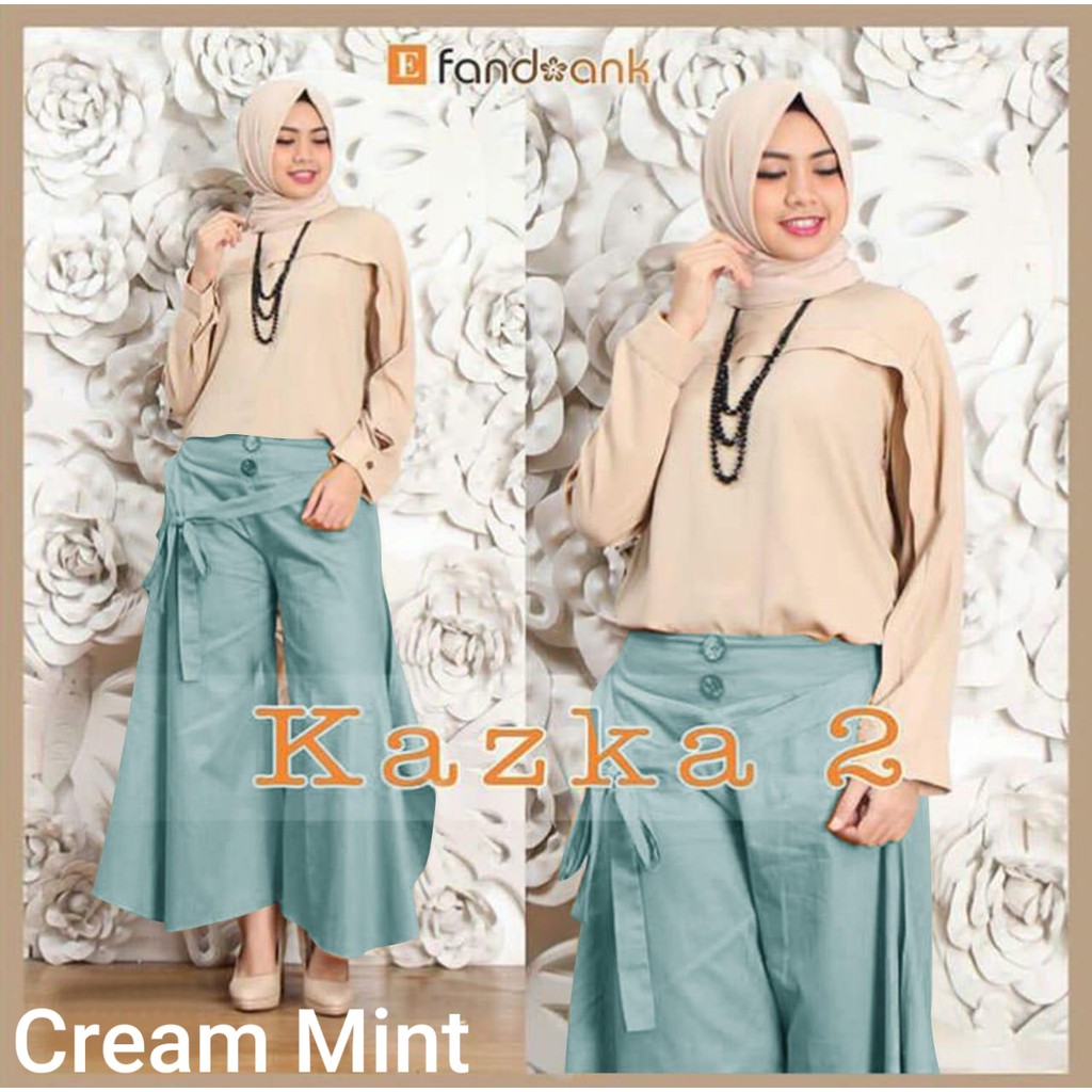 HOPYLOVY - Setelan Wanita Jersey Kazka Set