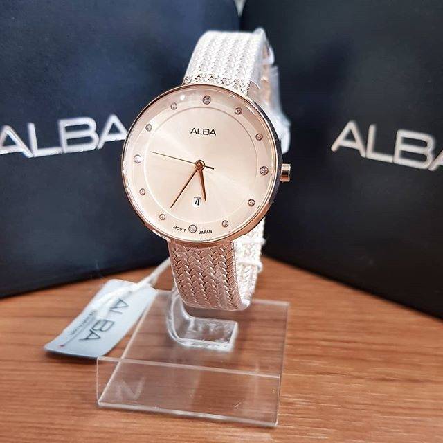 JAM TANGAN WANITA ALBA AH7Q24X1 AH7Q24 ORIGINAL GARANSI RESMI