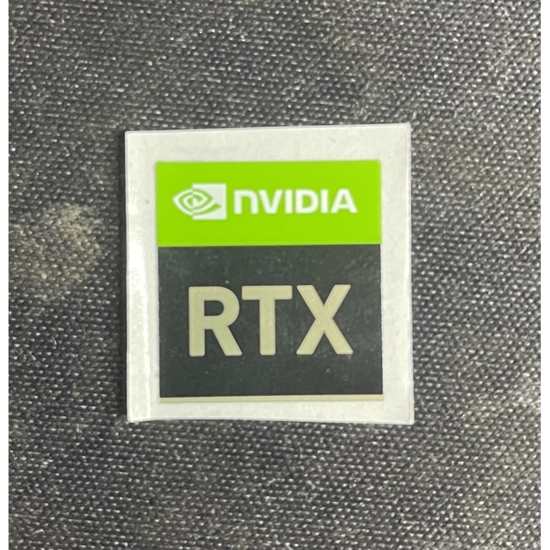 Sticker stiker logo nVidia RTX 2021 ori