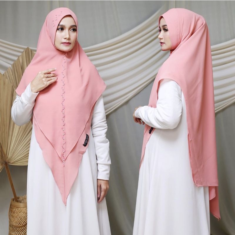 KHIMAR HAFIZAH PAYET/KHIMAR 2 LAYER CERUTY PAYET JNS HIJAB