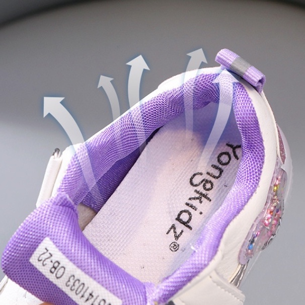 babyfit [21-30] sepatu sneakers anak sepatu lampu led MITCHI SAND jm-0510r