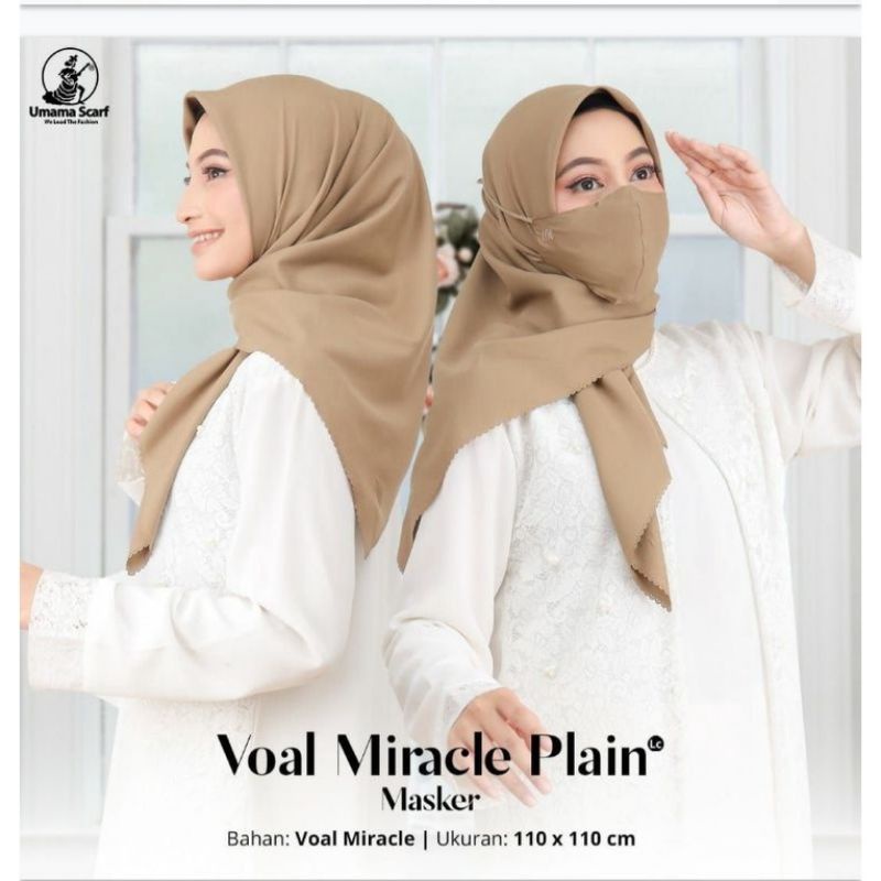 SEGIEMPAT UMAMA VOAL MIRACLE PLAIN + MASKER