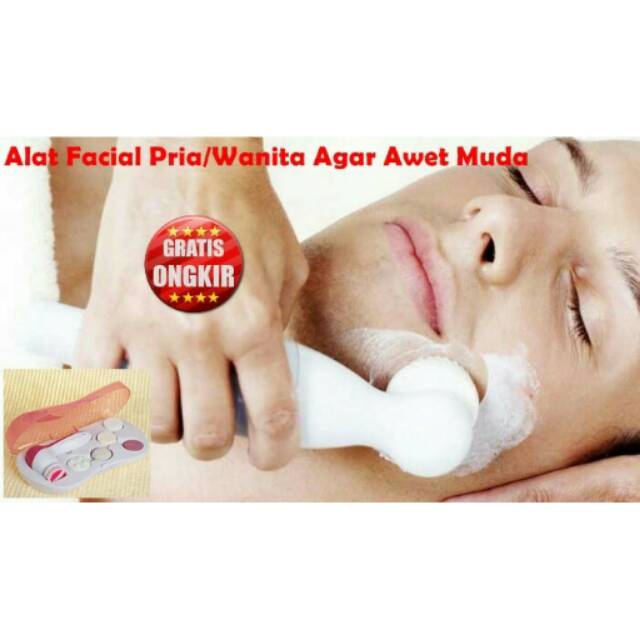 Pemutih wajah penghilang jerawat komedo flek hitam Alat pemutih wajah agar awet muda pria wanita