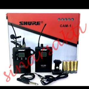 Mic Wireless Shure Cam 1 ( For Camera / Handycam ^ Shooting )