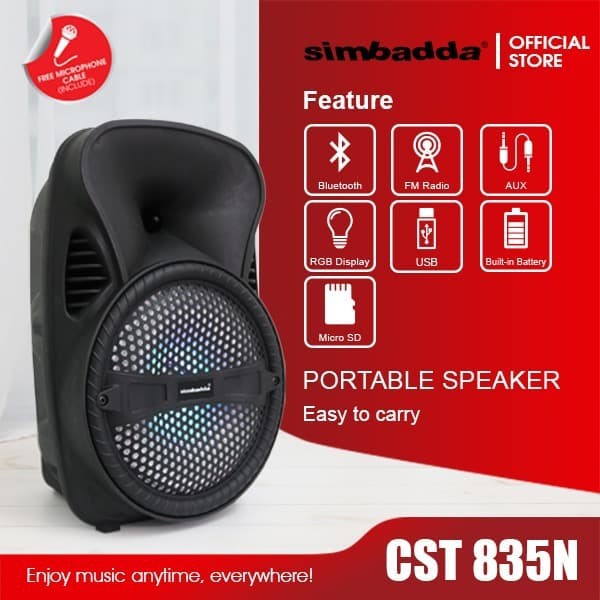 SIMBADDA SPEAKER CST 835N - Free Mic Cable