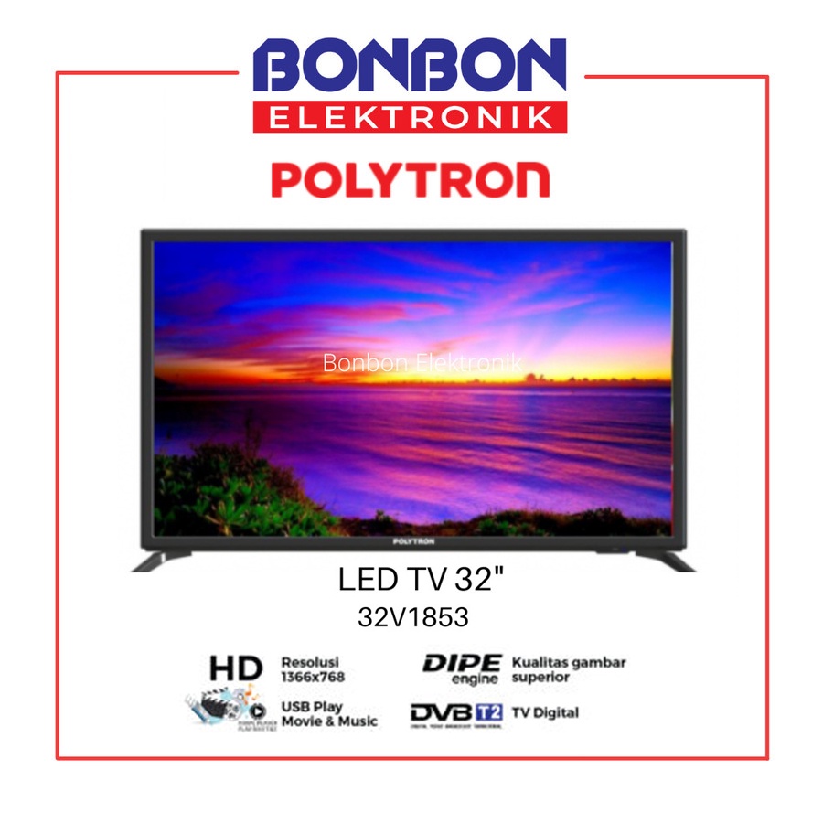 Polytron LED Digital TV 32 Inch PLD 32V1853