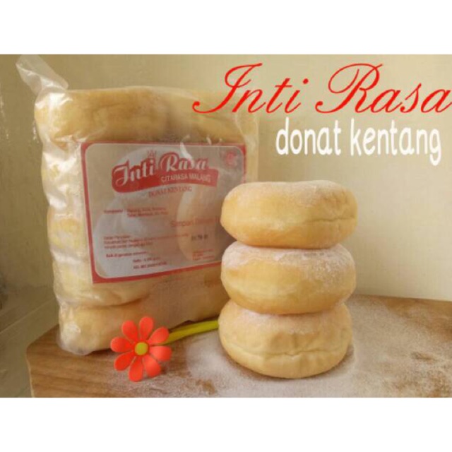 

Donat Kentang Inti Rasa (original dan coklat)