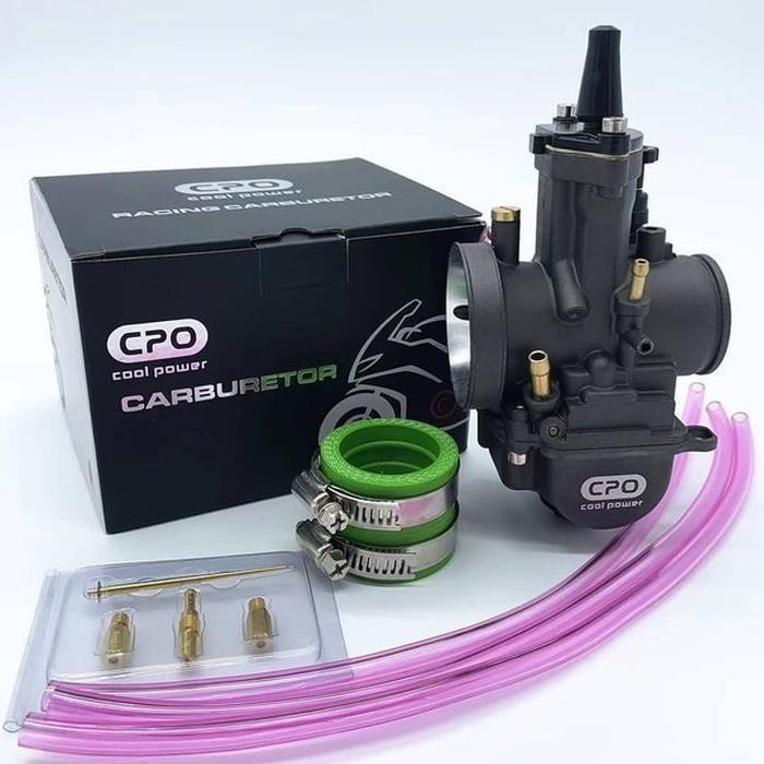 Karburator CPO Original Pwk 30 - Karbu Kotak Black Series Berikut Intake - Pilot Main