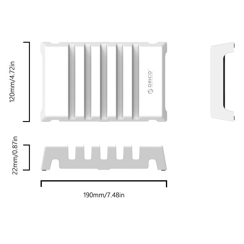 Charger holder dock desktop orico 5 slot for Phone tablet iphone ipad dk305