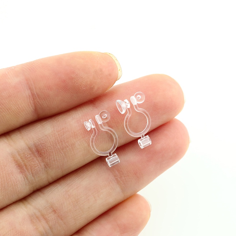 Gelasa Anting Jepit Converter Silikon (1pair) Sepasang