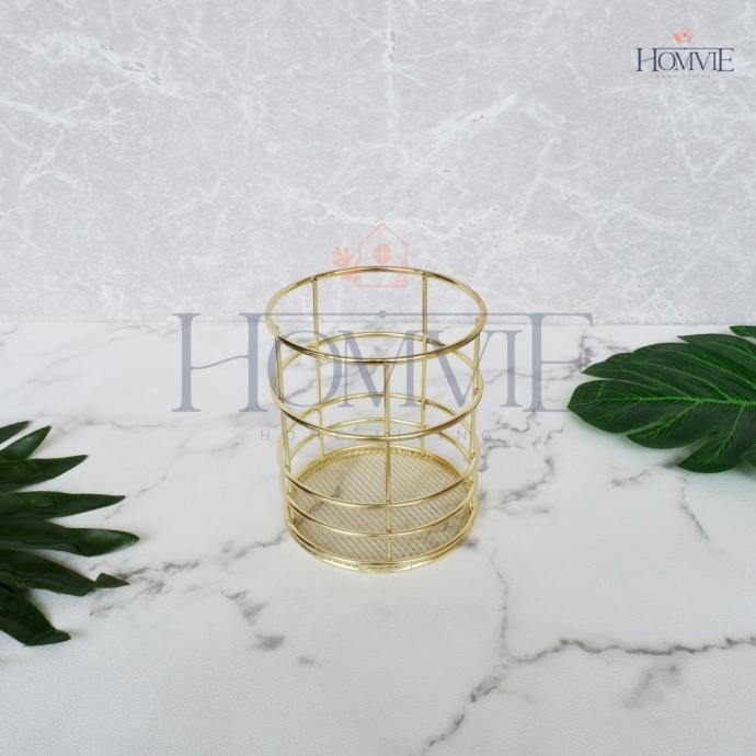 

Office & Stationery | Document Organizer | Tempat Pensil Stasionary Nordic Pulpen Alat Tulis Besi Organizer Gold | Best Seller