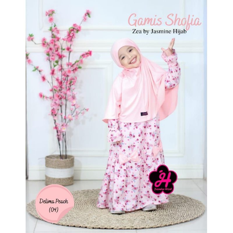 Gamis Shofiah ZEA BY JASMINE HIJAB Gamis Anak Dress lucu