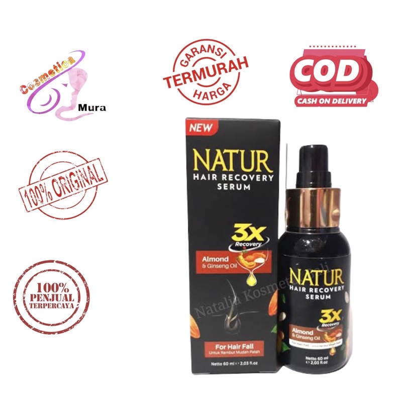 new item | natur serum rambut with almond oil | serum rambut natur terbaru with almond oil