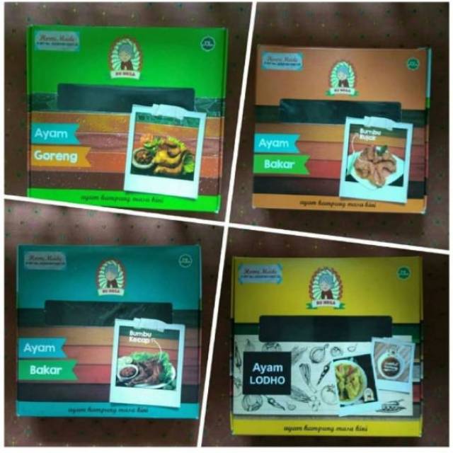 Ayam Kampung Goreng Serundeng - Bumbu Kecap - Bakar Bumbu Rujak - Lodho - Ayam Bu Mega Frozen Beku