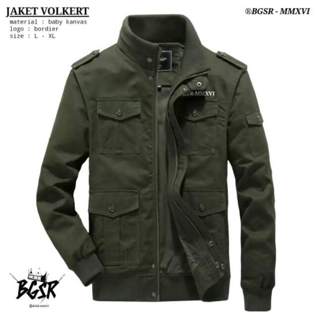 Jaket bomber bgsr volkert original product premium quality