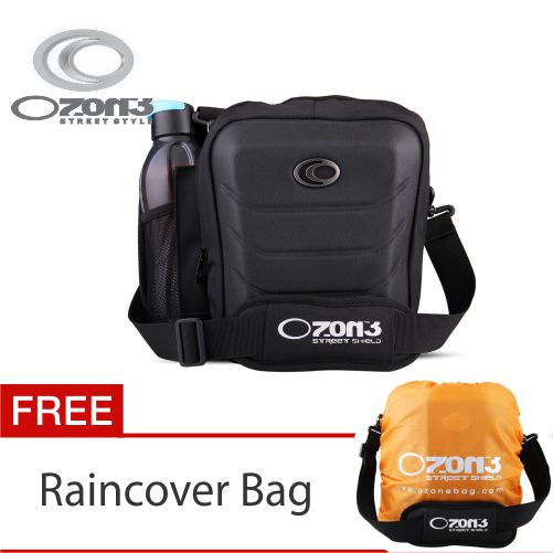 Tas Selempang Netbook/ Ipad OZONE 745 + Raincover [HITAM]