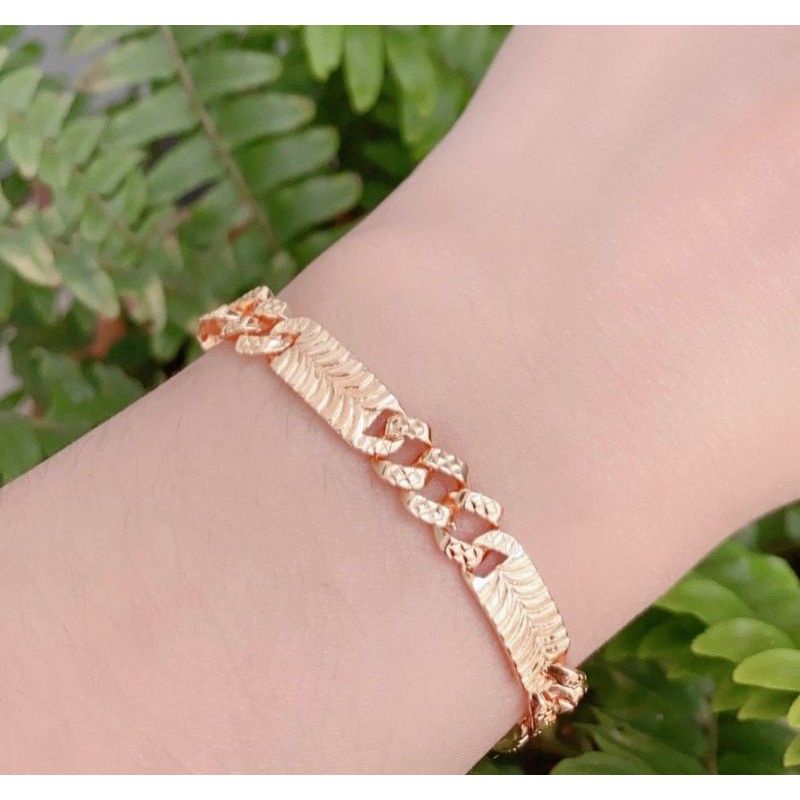 gelang xuping wanita terbaru motif rante kombinasi