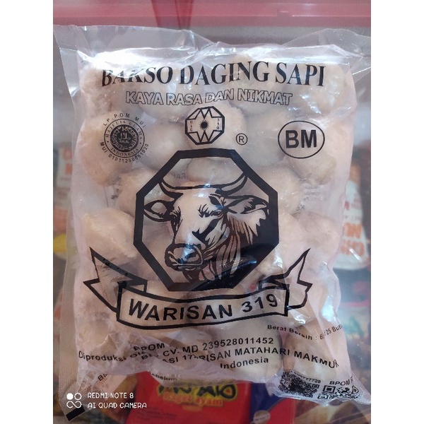 

Warisan 319 Bakso Goreng Daging Sapi isi 25 butir / 650g
