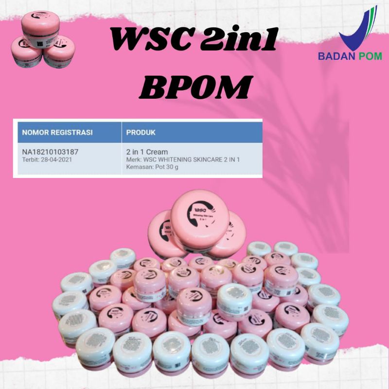 Cream WSC Terbaru 100% Original BPOM