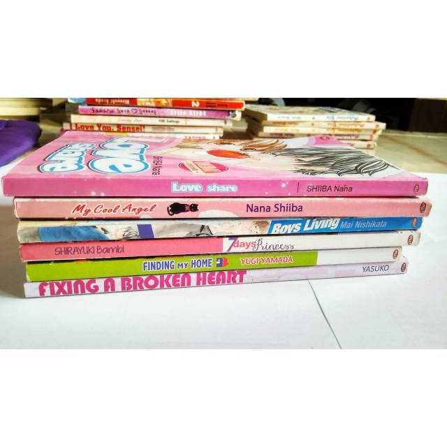 Komik Jepang MnC dan 3L bekas, ORI, ROMANCE, 7days princess,My cool angel,Love share,Boys living