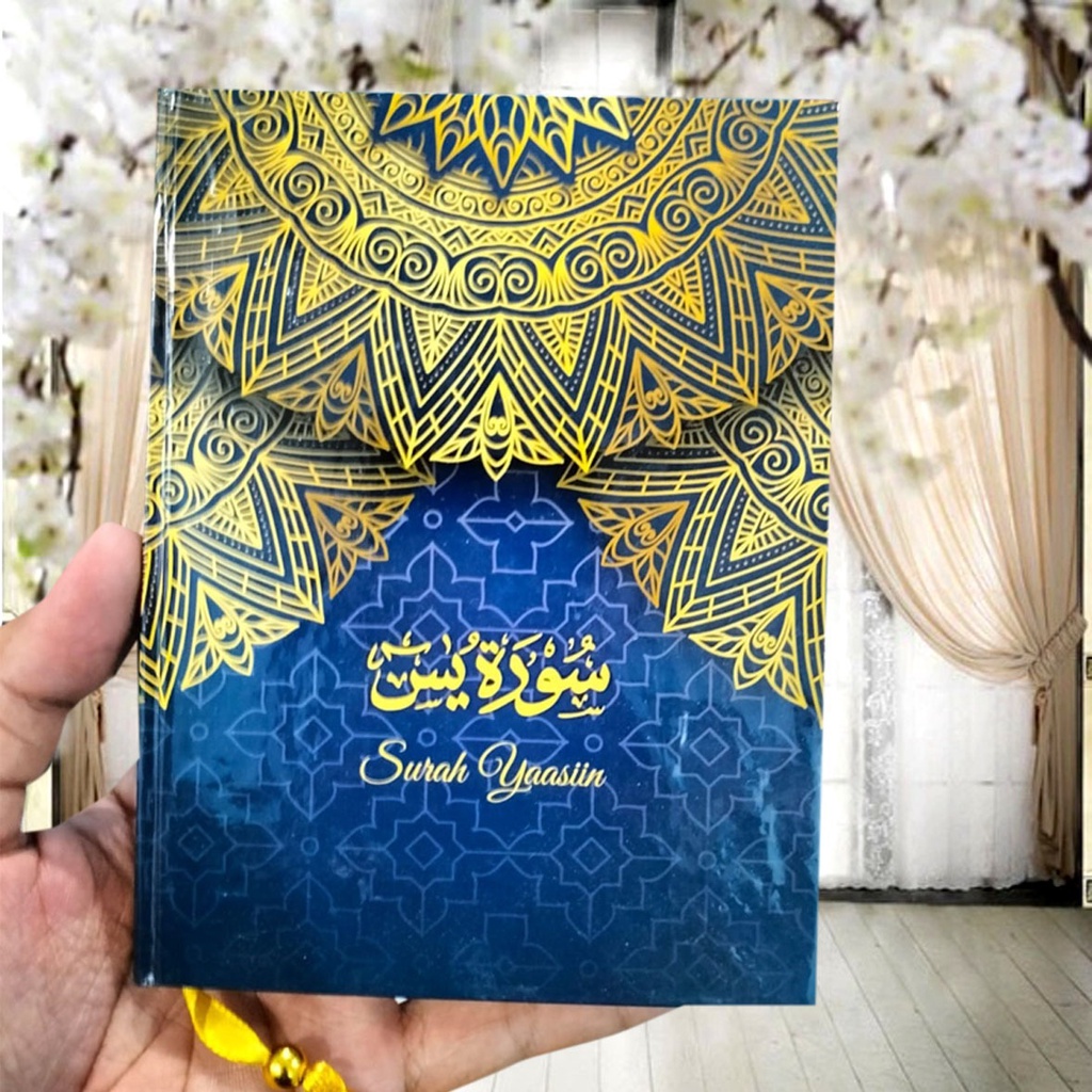 BUKU YASIN dan tahlil HARD COVER  Desain  Elegant Bisa Custom Nama dan foto