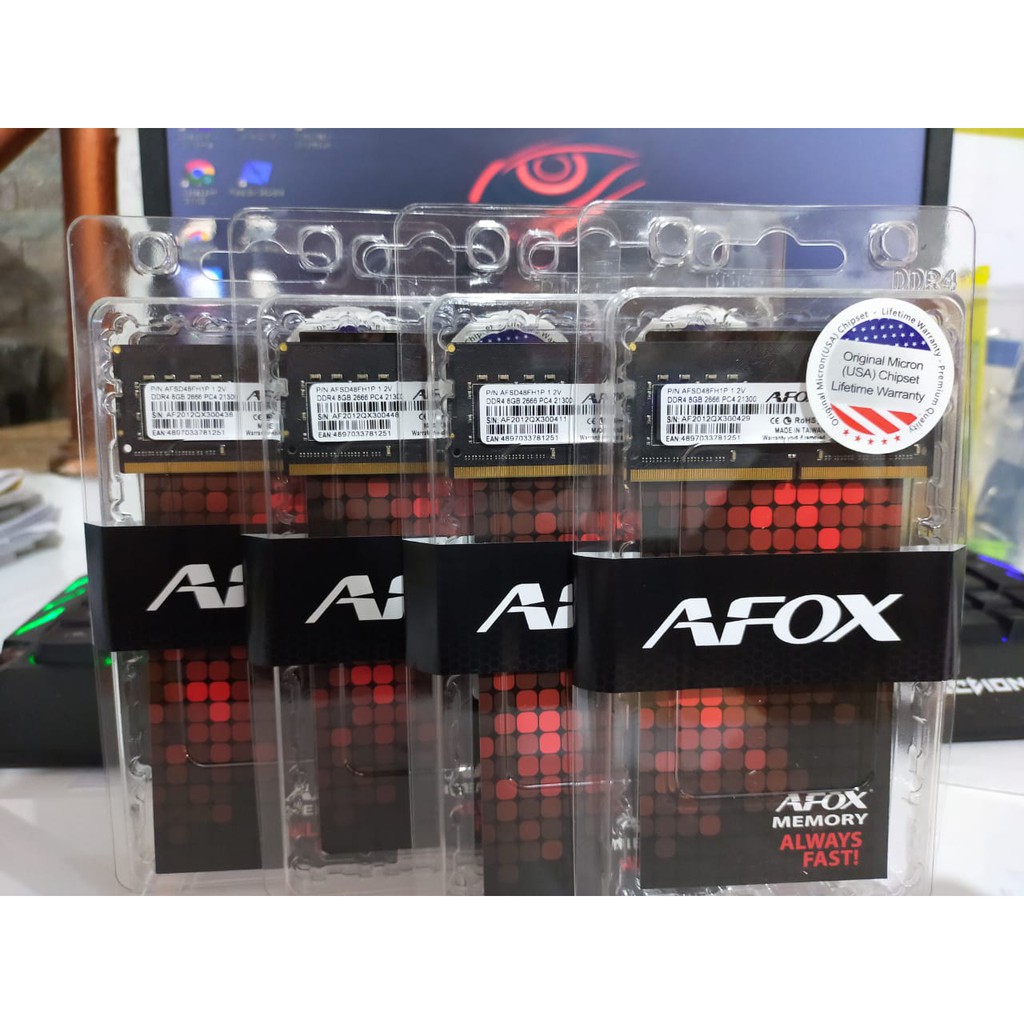 AFOX MEMORY SODIM DDR4 8GB 2666