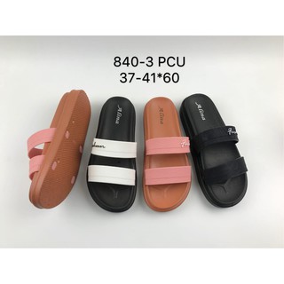 840 Sendal Jelly Selop Wedges Tali  Dua  Impor Shopee 