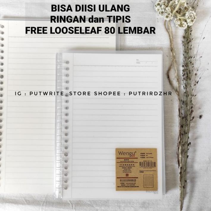 

PROMO BESAR (yln-764) Binder ring plastik B5 A5 [ kokuyo style ]