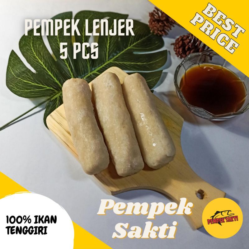 

PEMPEK PALEMBANG PEMPEK LENJER SAKTI 5 PCS ENAK NIKMAT