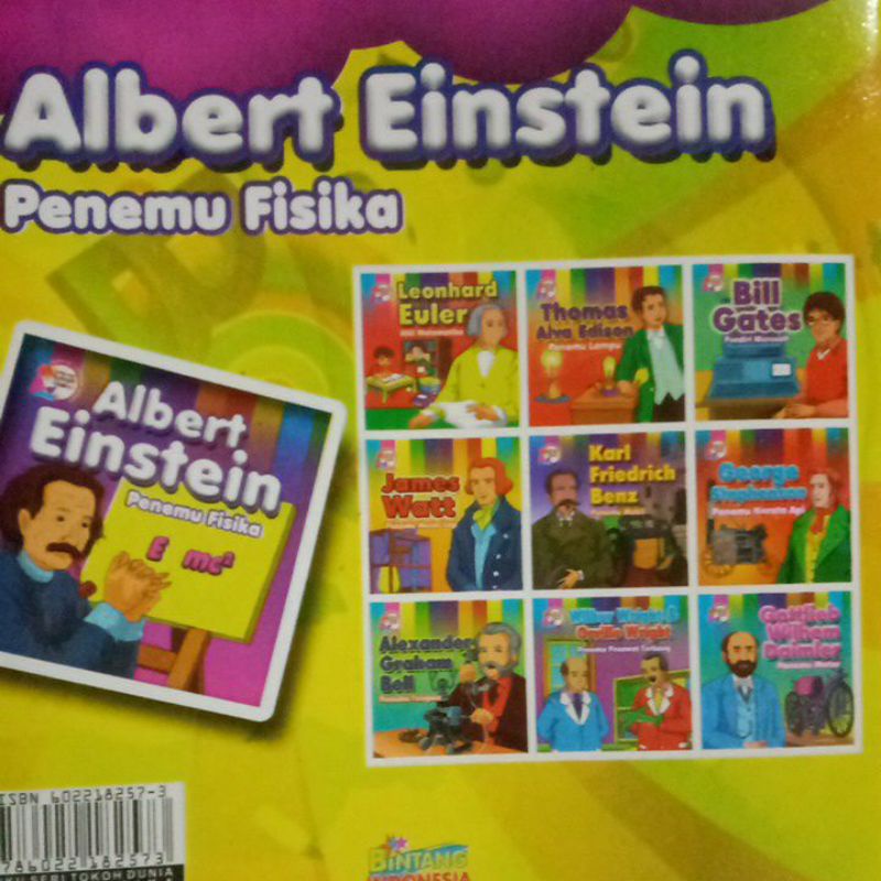 Buku Cerita Tokoh Penemu Fisika Albert Einstein