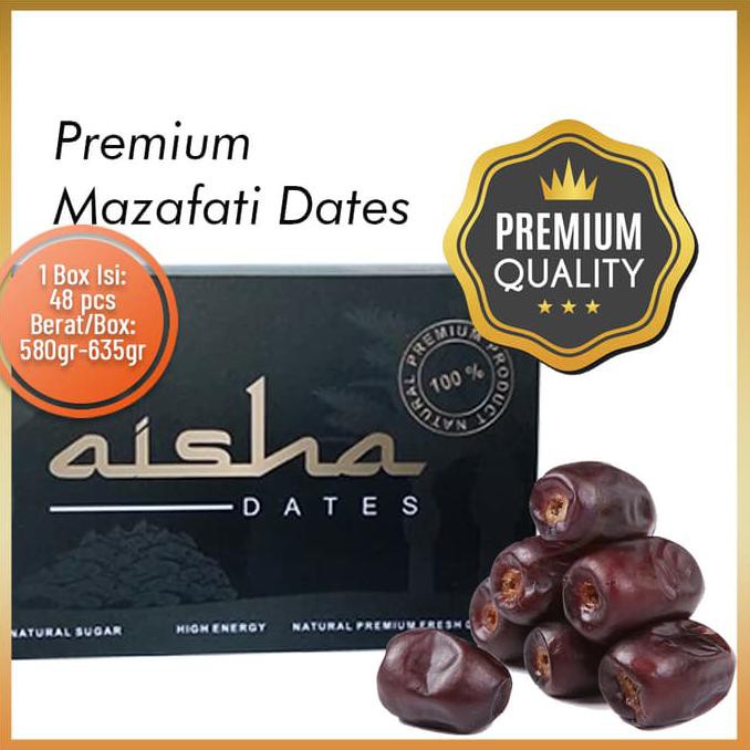 

Produk Terbaik Aisha Dates Kurma | Kurma Arafah Bebas Gula / Kurma Ajwa Paling Laku