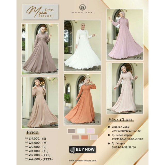 MOOZA DRESS BY NADHEERA LUXURY