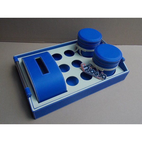3IN1 Trayset Toples Praktis Lebaran (2 Toples, 6 Aqua hole, 1 Tissue Panjang)