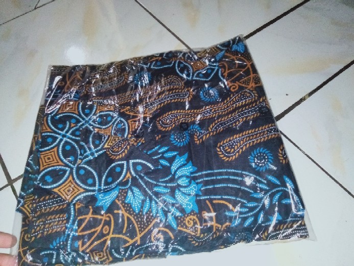 Bswart Batik Hrb026 Kenongo Hem Pendek Padi Pekalongan M L Xl Batik Pria Murah Modern Grosir