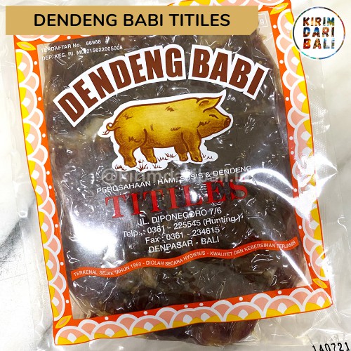 Dendeng Babi Titiles 500gr Oleh Oleh Bali Makanan Khas Bali Shopee Indonesia