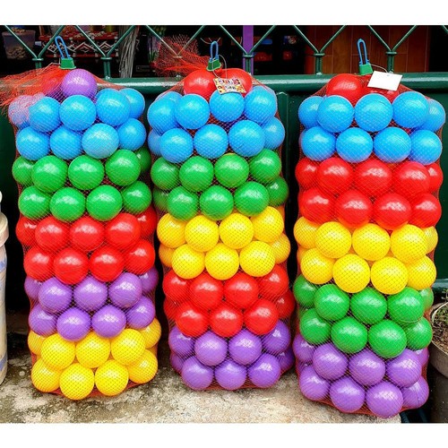 MANDI BOLA WARNA WARNI 50PCS / KOLAM RENANG ANAK MANDI BOLA MAINAN