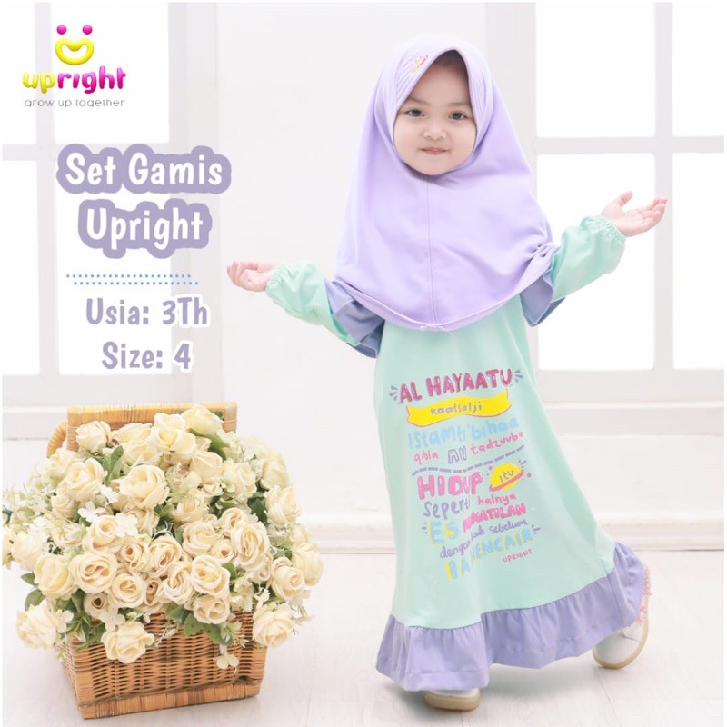 Gamis Anak Set Gamis Hijab Upright