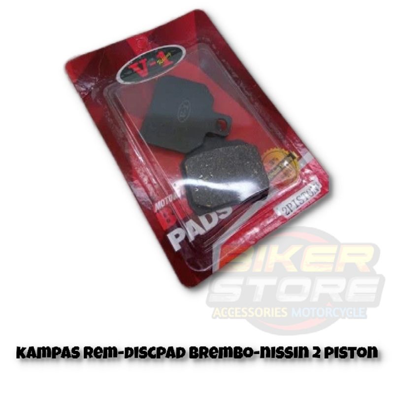 Discpad Kampas Rem Cakram Brembo 2 Piston V1 RACING