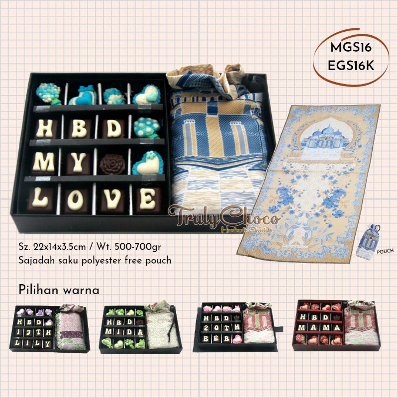 

Trulychoco - Kado Ulangtahun paket Sajadah