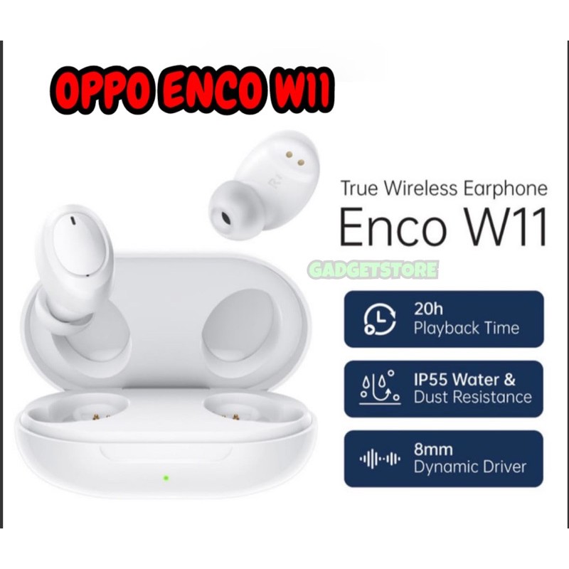 OPPO Enco W11 True Wireless Headphones - Headset bluetooth oppo