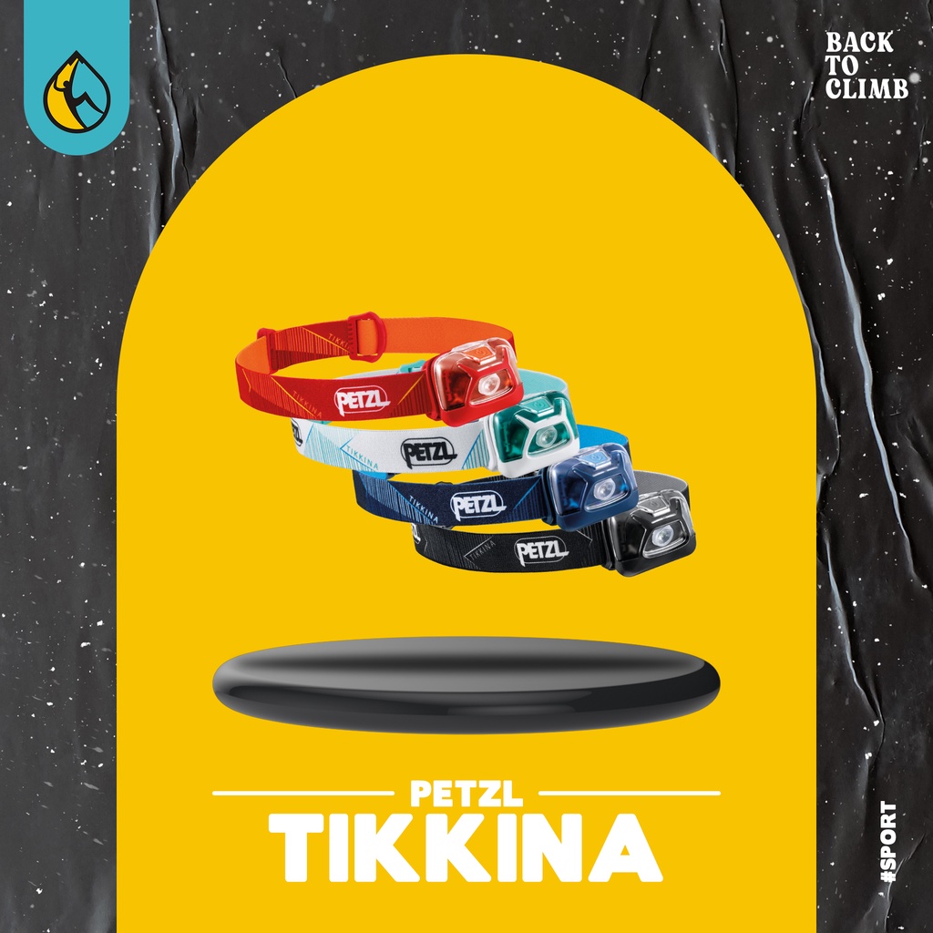 Petzl Tikkina Headlamp 250 Lumens Murah