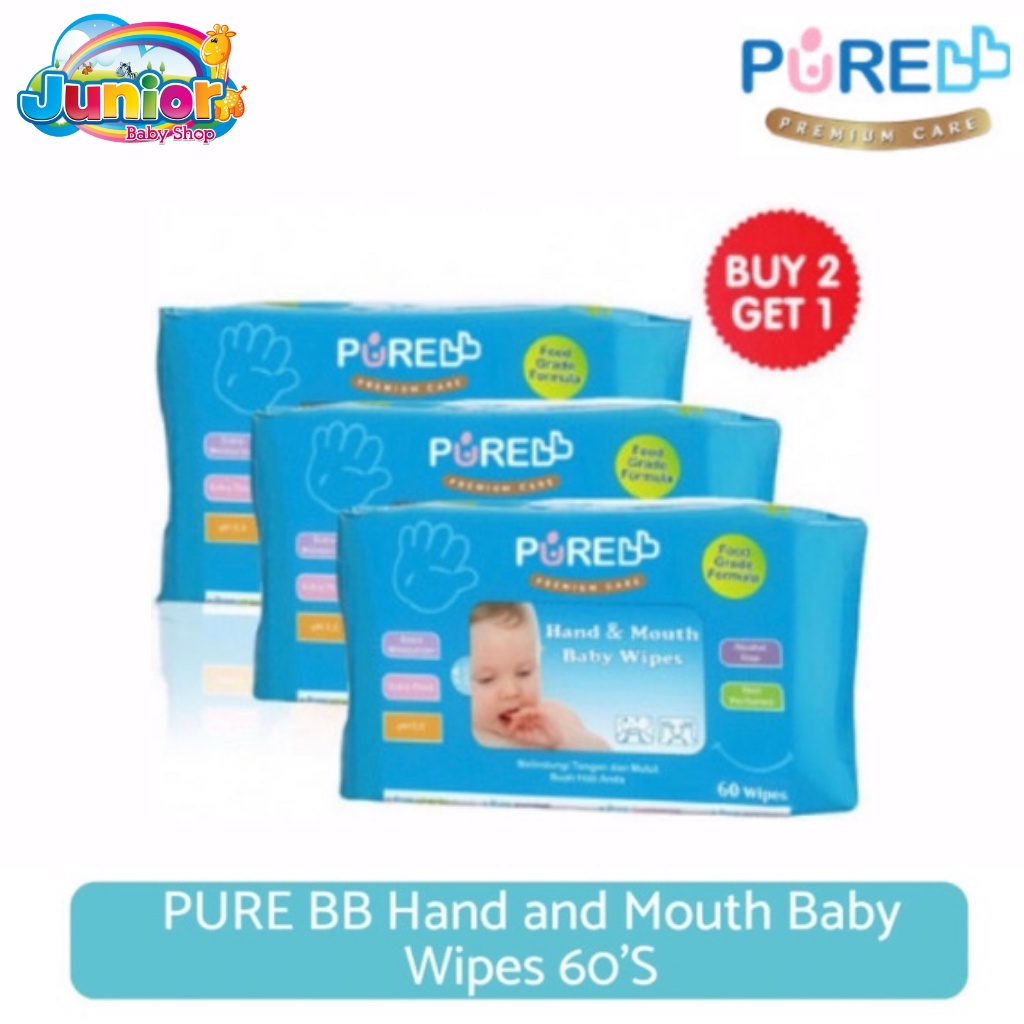 MAM Pure Baby Wipes 60