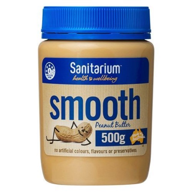 

selai sanitarium smooth peanut butter 500g